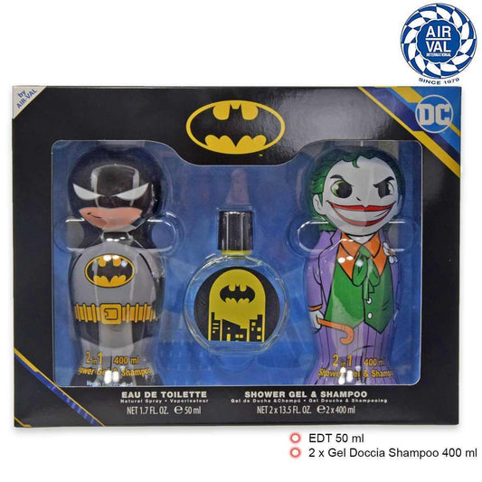 AIR VAL BATMAN CONFEZIONE EDT 50ML + 2 SHOWER GEL & SHAMPOO 400ML