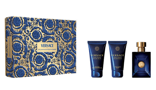 VERSACE DYLAN BLUE POUR HOMME CONFEZIONE EDT 50ML+SHOWER GEL 50ML+AFTER SHAVE BALM 50ML