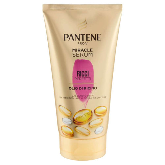 PANTENE NUTRI-PLEX MIRACLE SERUM 3 MINUTI BALSAMO E SIERO 150ML RICCI PERFETTI OLIO DI RICINO