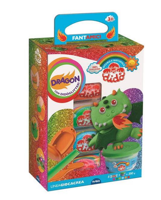 FILA DIDO' LINEA GIOCACREA FANTAMICI DRAGON 3+ CON DIDO'GLITTER