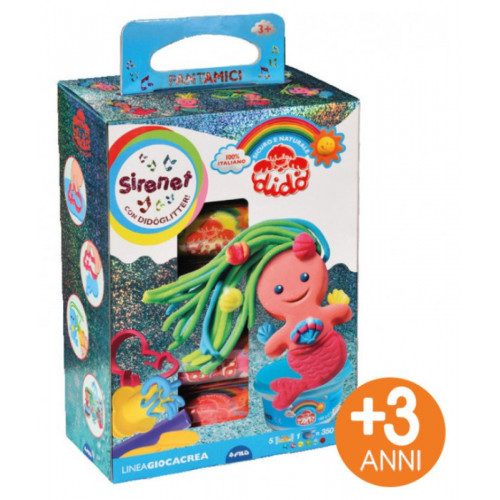 FILA DIDO' LINEA GIOCACREA FANTAMICI CON DIDO'GLITTER SIRENET 3+