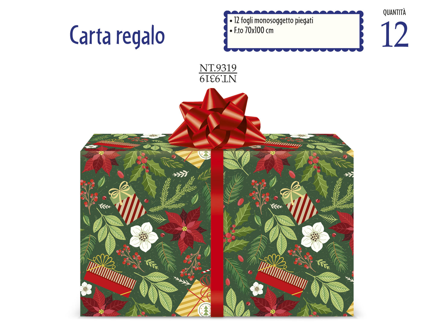 CROMO NB CARTA REGALO NATALE CM.70X100 NT.9319