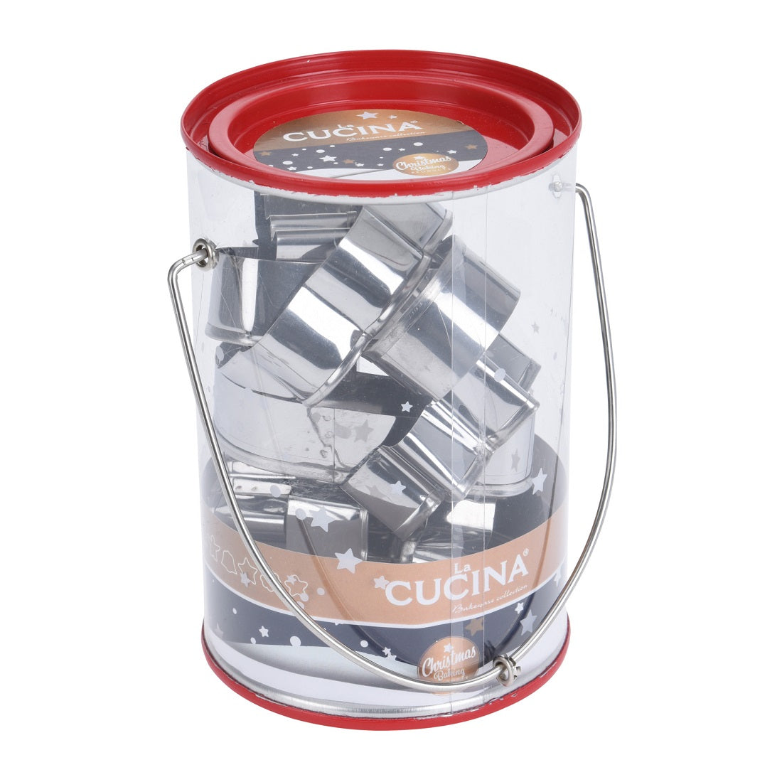 LA CUCINA CHRISTMAS SET FORMINE PER BISCOTTI 10PZ