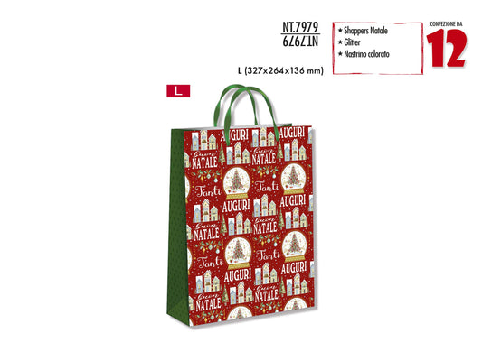 CROMO NB SHOPPER REGALO NATALE L NT.7979