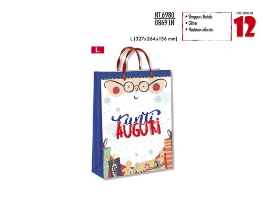 CROMO NB SHOPPER REGALO NATALE L NT.6980