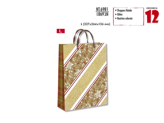 CROMO NB SHOPPER REGALO NATALE L NT.6981