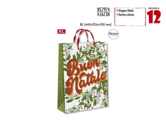 CROMO NB SHOPPER REGALO NATALE XL NT.7974