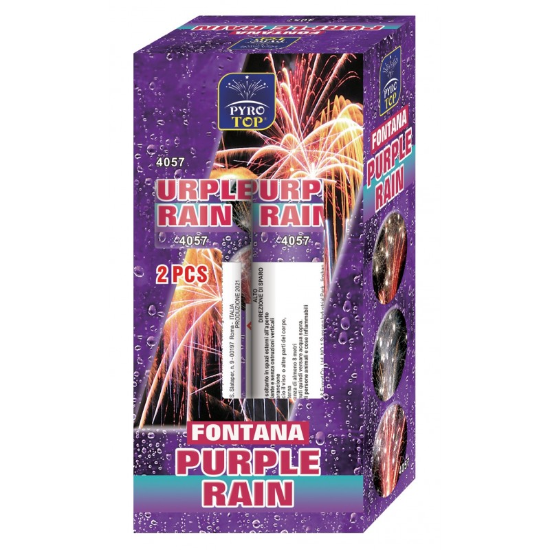 PYRO TOP FONTANA PURPLE RAIN 2PZ 4057