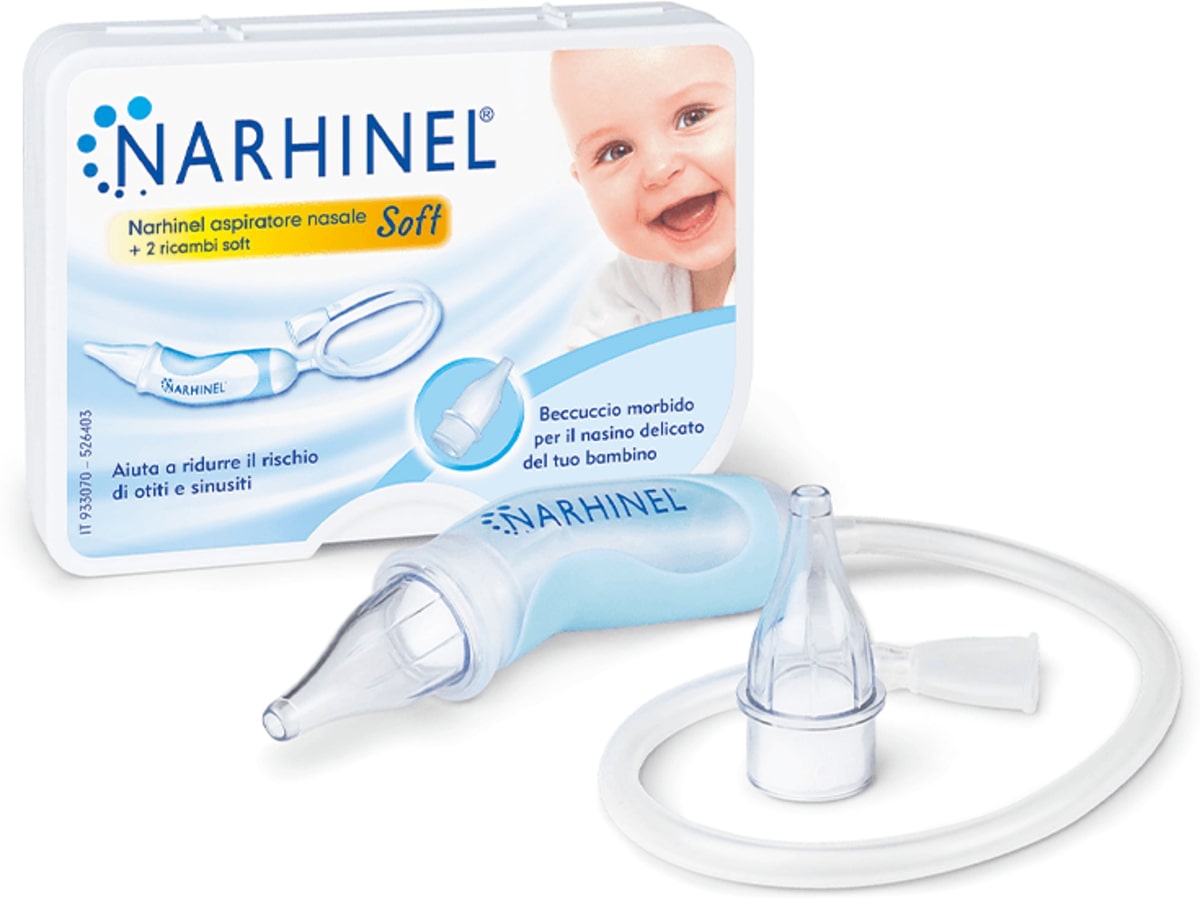 NARHINEL ASPIRATORE NASALE SOFT + 2 RICAMBI SOFT