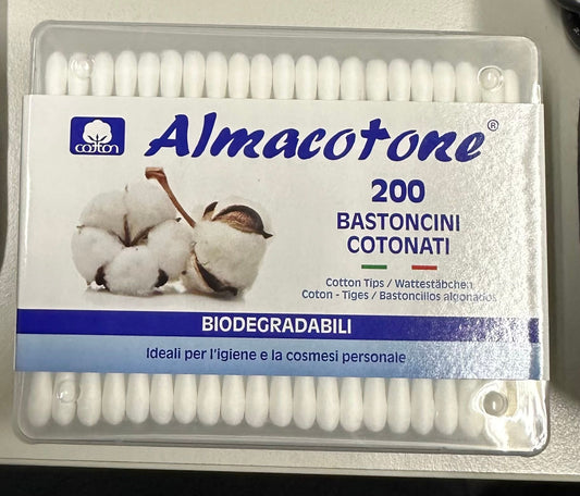 ALMACOTONE 200 BASTONCINI COTONATI BIODEGRADABILI