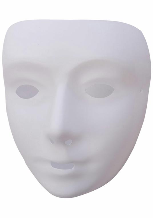 CARNIVAL TOYS MASCHERA IN PLASTICA VISO MEDIO BIANCA ART.00180