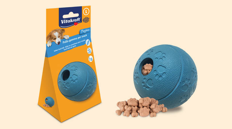 VITAKRAFT PALLA GOMMA PER SNACK L CM.8