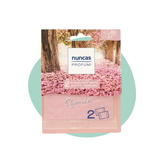 NUNCAS 2 BUSTE PROFUMATE CASSETTI CIPRIA