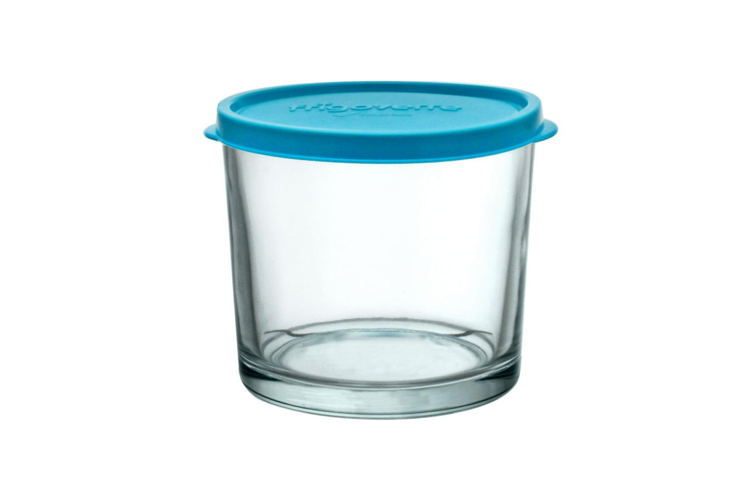 BORMIOLI FRIGOVERRE TONDO ALTO CM.12 COPERCHIO AZZURRO