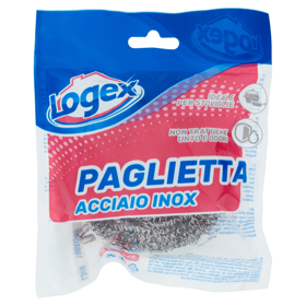 LOGEX PAGLIETTA ACCIAIO INOX 1PZ