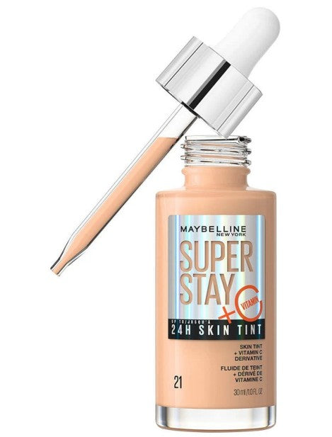 MAYBELLINE FONDOTINTA SUPERSTAY + VITAMIN 24H SKIN TINT 21