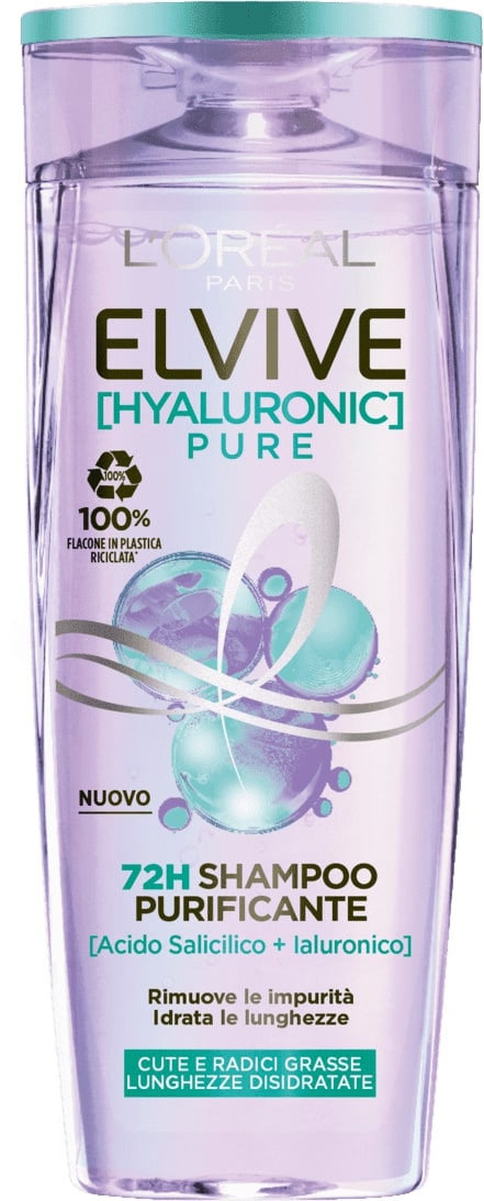 L'OREAL ELVIVE SHAMPOO 400ML HYDRA HYALURONIC PURE