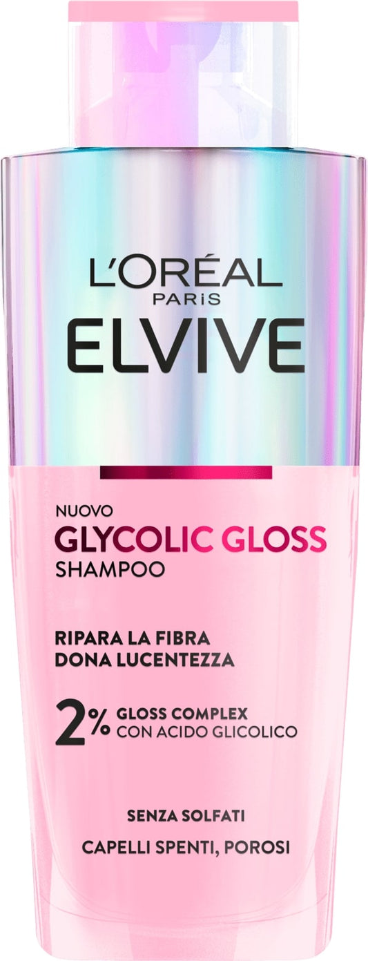 L'OREAL ELVIVE GLYCOLIC GLOSS SHAMPOO 200ML