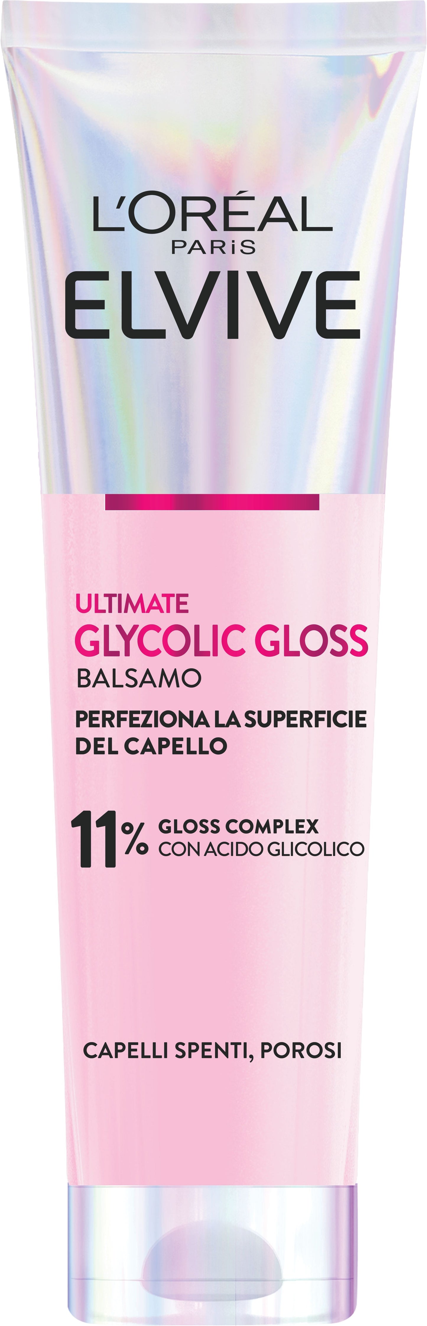 L'OREAL ELVIVE ULTIMATE GLYCOLIC GLOSS BALSAMO 150ML 11% GLOSS COMPLEX CON ACIDO GLICOLICO