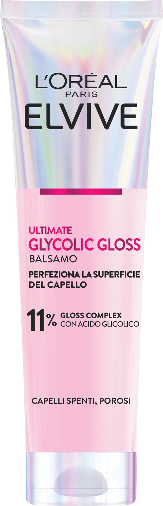 L'OREAL ELVIVE ULTIMATE GLYCOLIC GLOSS BALSAMO 150ML 11% GLOSS COMPLEX CON ACIDO GLICOLICO