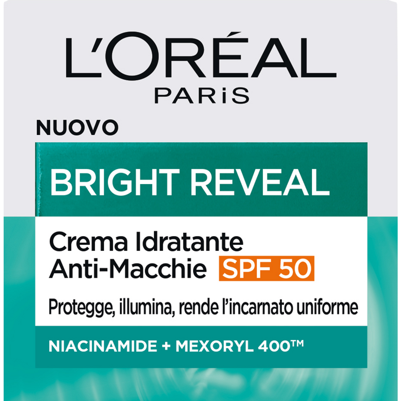 L'OREAL BRIGHT REVEAL CREMA IDRATANTE ANTI-MACCHIE SPF 50+ 50ML