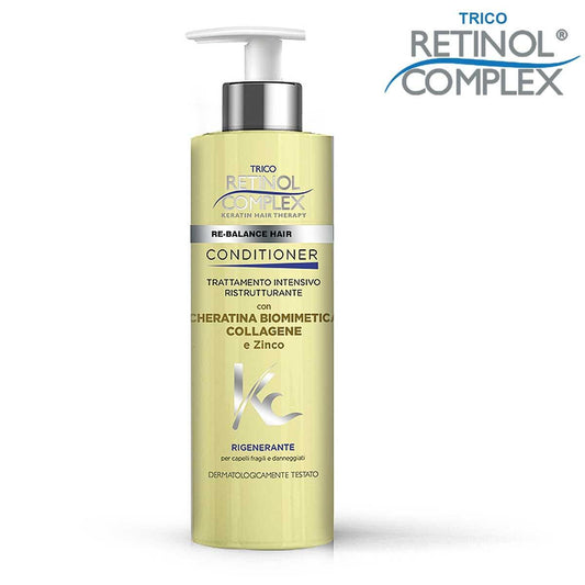 TRICO RETINOL COMPLEX CONDITIONER 500ML RIGENERANTE CHERATINA BIOMIMETICA COLLAGENE E ZINCO