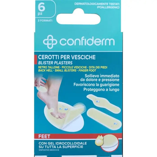 CONFIDERM CEROTTI PER VESCICHE 3 FORMATI 6PZ