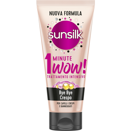 SUNSILK 1 MINUTE WOW TRATTAMENTO INTENSIVO 180ML BYE BYE CRESPO CAPELLI CRESPI E DANNEGGIATI