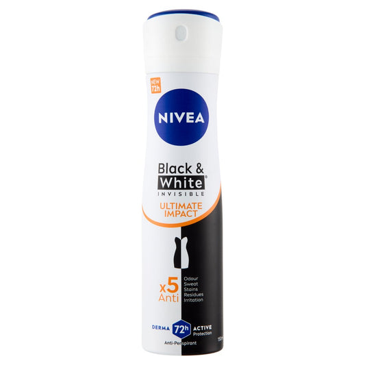 NIVEA DEO SPRAY 150ML BLACK&WHITE ULTIMATE IMPACT