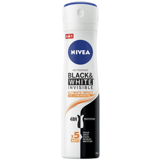 NIVEA DEO SPRAY 150ML BLACK&WHITE ULTIMATE IMPACT