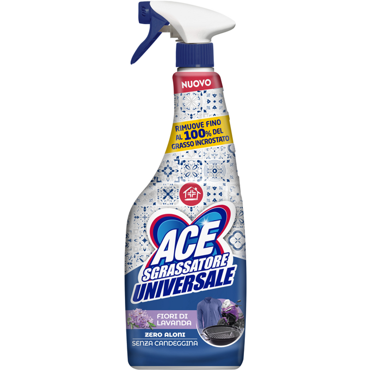 ACE SPRAY SGRASSATORE 600ML UNIVERSALE FIORI DI LAVANDA