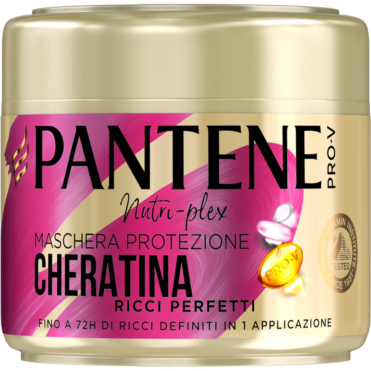 PANTENE MASCHERA CAPELLI 300ML NUTRI-PLEX PROTEZIONE CHERATINA RICCI PERFETTI