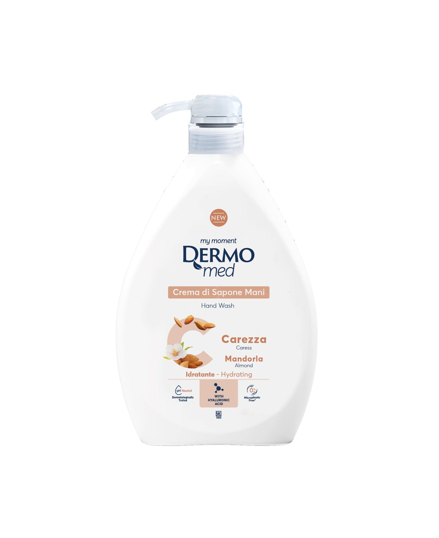 DERMOMED CREMA DI SAPONE MANI 600ML CAREZZA MANDORLA