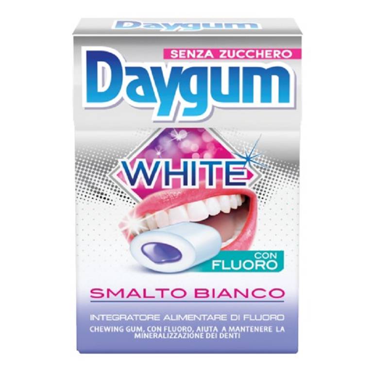 DAYGUM WHITE SMALTO BIANCO CON FLUORO 30G