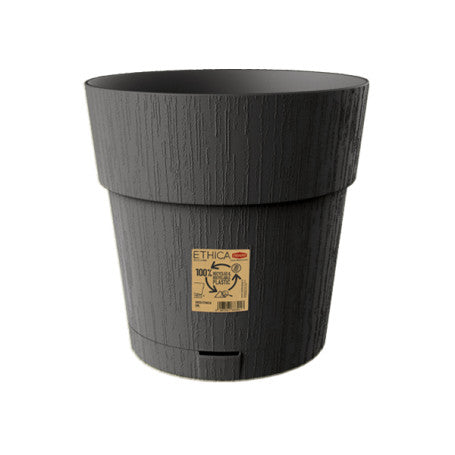 STEFANPLAST VASO ETHICA CM.30 GRAFITE CON RISERVA ACQUA
