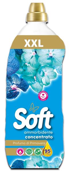 SOFT AMMORBIDENTE CONCENTRATO XXL 2L 95 LAVAGGI PROFUMO DI PRIMAVERA