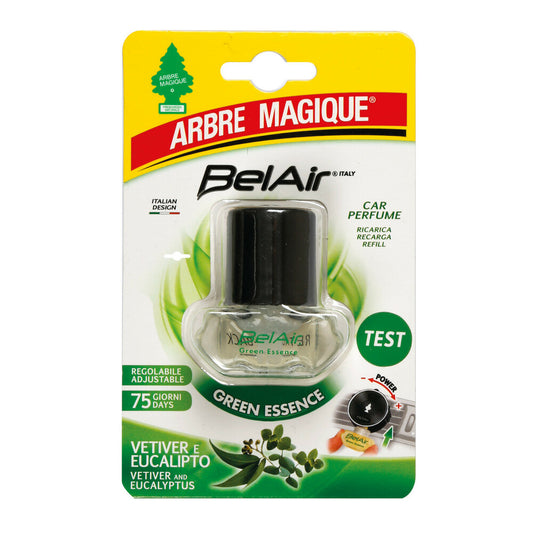 ARBRE MAGIQUE AUTO BEL AIR RICARICA GREEN ESSENCE VETIVER E EUCALIPTO