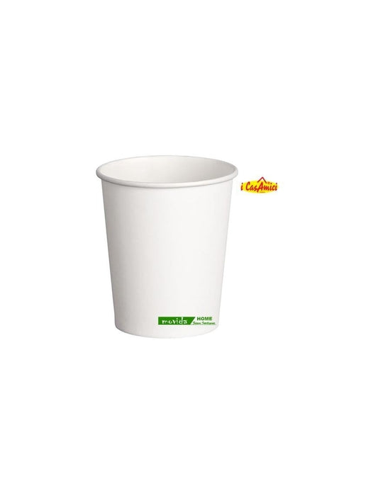 MOVIDA BICCHIERI DI CARTA 250ML 50PZ WHITE