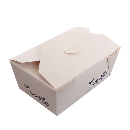 USOBIO CONTENITORE COMPOSTABILE TAKE AWAY CM.13X8,5X6 50PZ