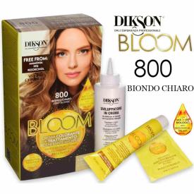 DIKSON BLOOM CREMA COLORANTE SENZA AMMONIACA 800 BIONDO CHIARO