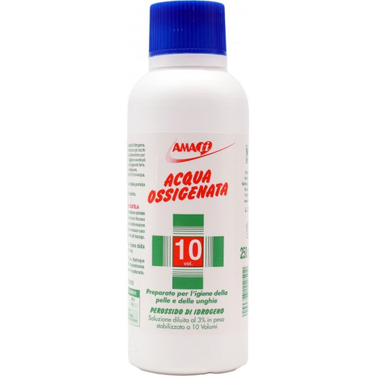 AMATI ACQUA OSSIGENATA 250ML DILUITA AL 3% 10 VOLUMI