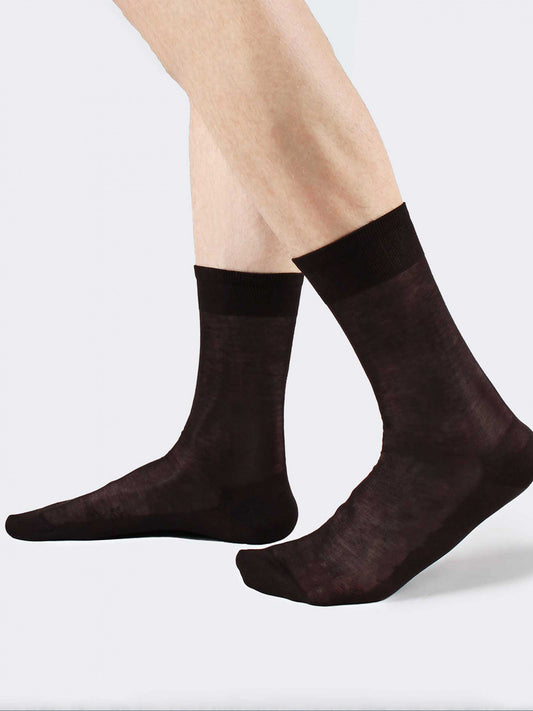 ARGARI CHIFFON FILO DI SCOZIA CALZA CORTA RASATA 11 1/2 - 12 BLU ART. 472 CMR