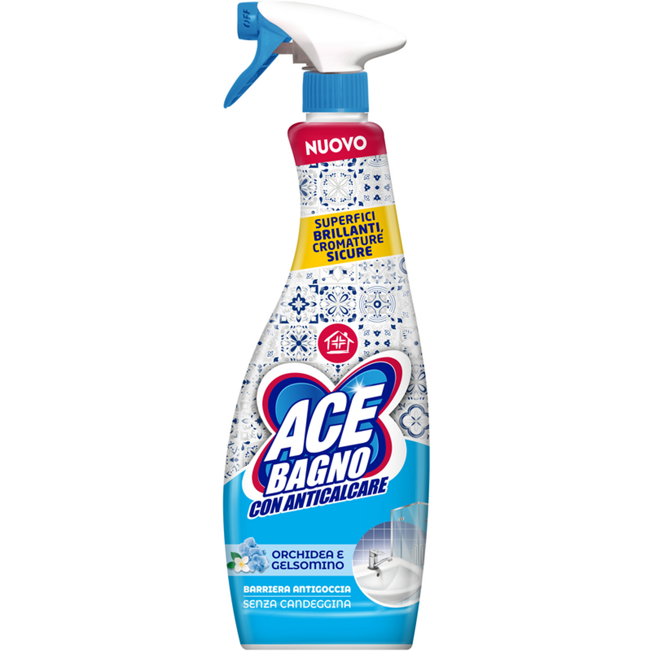 ACE SPRAY BAGNO CON ANTICALCARE 600ML ORCHIDEA E GELSOMINO