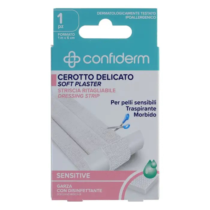 CONFIDERM CEROTTO DELICATO MT.1X6CM 1PZ SENSITIVE