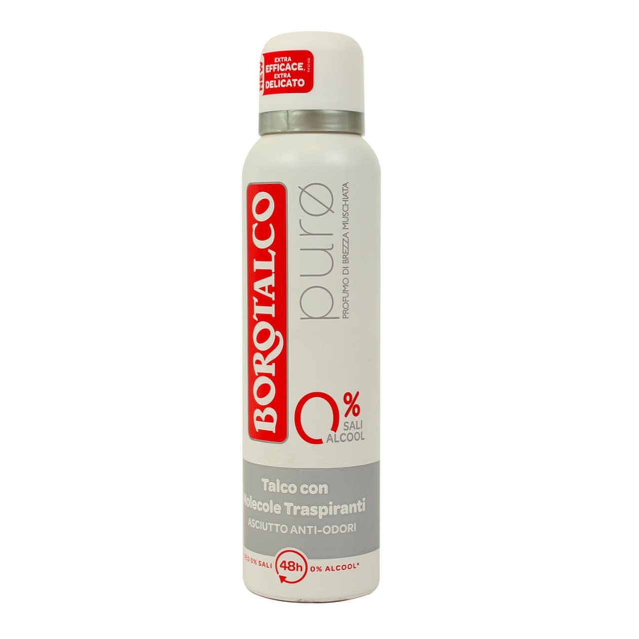 BOROTALCO DEO SPRAY 150ML PURO 0% SALI PROFUMO DI BREZZA MUSCHIATA