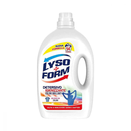 LYSOFORM LAVATRICE LIQUIDO 2,43L 54LAV. IGIENIZZANTE COLORI BRILLANTI