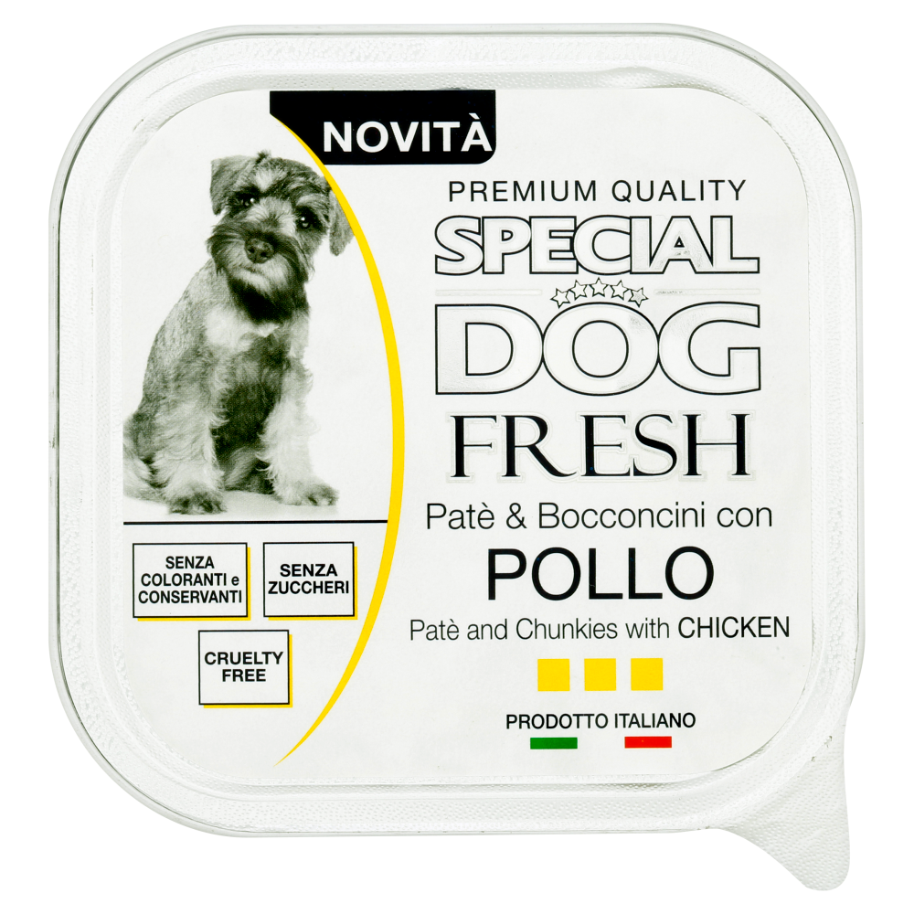 SPECIAL DOG FRESH 150G PATE' & BOCCONCINI POLLO