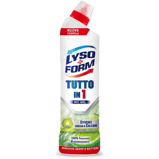 LYSOFORM WC GEL 750ML TUTTO IN 1 LIME