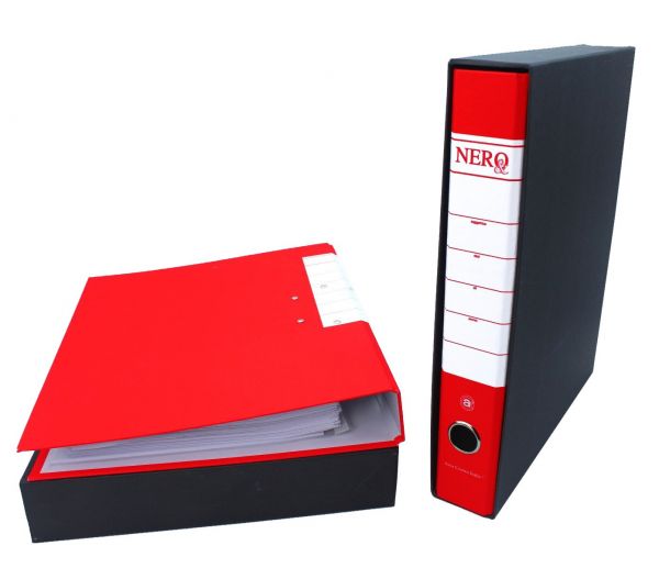 ARCA NERO RACCOGLITORE DORSO 5 ROSSO