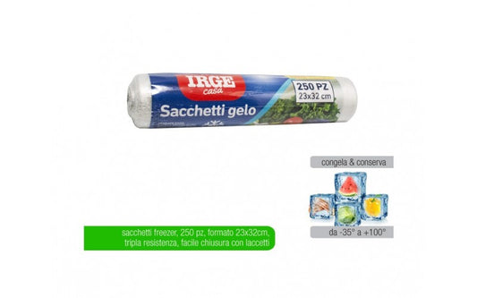 IRGE CASA SACCHETTI GELO ROTOLO CM.23X32 250PZ